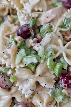 Chicken Grape Pasta Salad, Poppy Seed Pasta Salad, Pasta Salad With Poppy Seed Dressing, Salads With Poppy Seed Dressing, Poppyseed Dressing Pasta Salad, Chicken Pasta Salad With Grapes, Poppyseed Pasta Salad, Sweet Pasta Salad, Dressing For Chicken