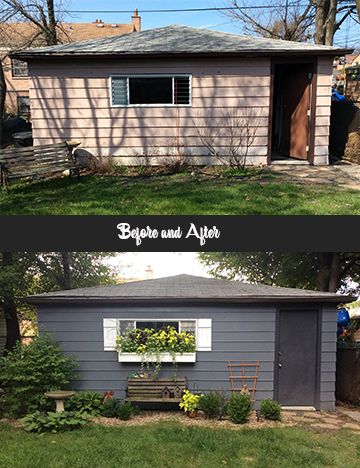 Backyard Garage Landscaping, Side Of Garage Decor, Exterior Garage Decor, Garage Exterior Side Wall Ideas, Garage Decor Outside, Detached Garage Landscaping, Garage Outside Decor, Detached Garage Landscaping Ideas, Landscaping Behind Garage