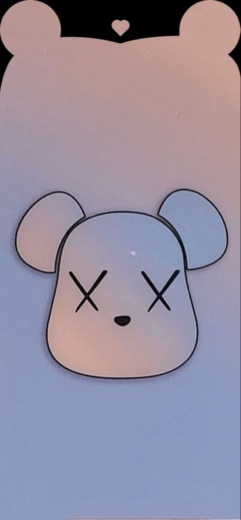 Ear Bear Wallpaper Iphone, Kaws Bear Wallpaper, วอเปเปอร์ Iphone, Bearbrick Wallpaper Iphone, Bearbrick Wallpaper, Ear Wallpaper, 2022 Wallpaper, Kaws Wallpaper, Cute Mobile Wallpapers