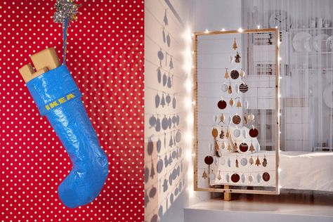 10 IKEA Christmas decoration ideas for the unexpected sparkle Ikea Christmas Decorations, Ikea Hemnes Shoe Cabinet, Slim Shoe Rack, Decoration Hacks, Hemnes Shoe Cabinet, Ikea Shoe Cabinet, Ikea Style, Ikea Christmas, Decor Ikea