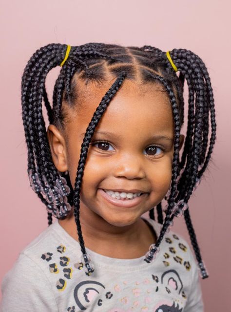 Kid's braiding Knotless Box Braids For Kids, Box Braids For Kids, Single Braids Hairstyles, Kids Box Braids, African Hair Wrap, Knotless Box Braids, Kid Hair, Single Braids, Nail Salon Design