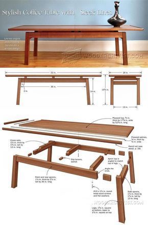 Details Drawing, Coffee Table Plans, Wood Table Design, Carpentry Projects, Woodworking Books, Wood Joints, Woodworking Joints, Woodworking Furniture, Wood Craft