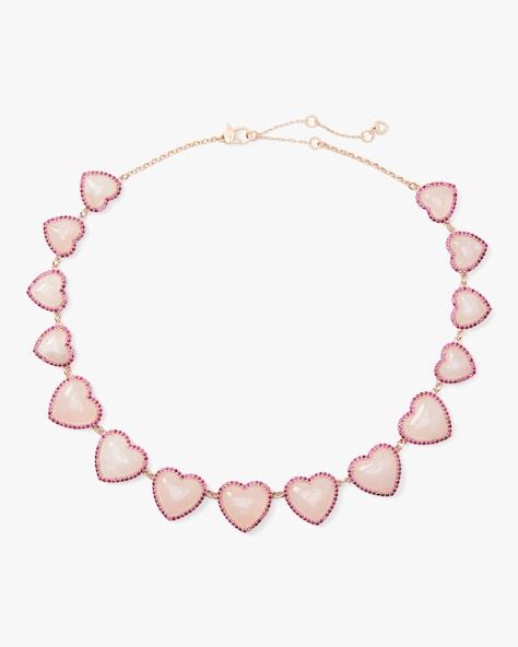 Kate Spade Wedding, Kate Spade Heart, Heart Pendants, Designer Purses, Rose Quartz Necklace, Kate Spade Jewelry, Designer Gifts, Heart Jewelry, Wedding Necklace