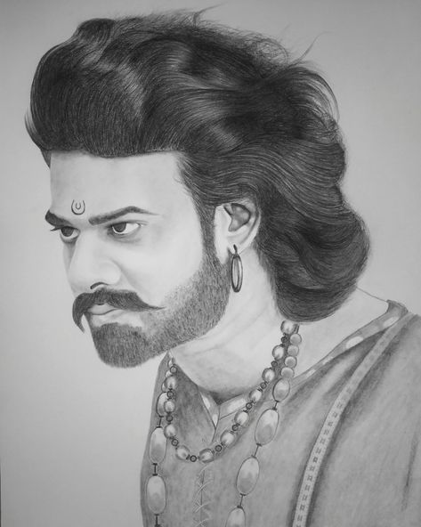 Amarendra bahubali Bahubali Prabhas, Kgf Photos Hd, Danish Image, Pencil Sketch Portrait, Prabhas Actor, Actors Illustration, Celebrity Portraits Drawing, Pencil Sketch Images, Drawing People Faces