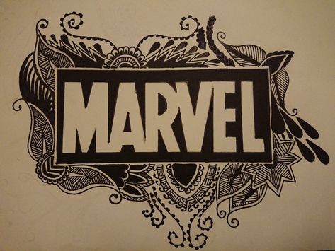 Avengers Drawings, 3d Logo Design, Marvel Logo, Marvel Drawings, Marvel Artwork, Sketchbook Drawings, Doodle Coloring, Hand Logo, Marvel Wallpaper