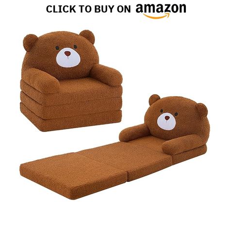 MOONBEEKI Comfy Toddler Chair, Kids Couch Fold Out to Lounger, Foldable Baby Sofa Plush for Girl and Boy Age 18 Months and Up （ Brown Bear）

#homedesign #homedecor #housedesign #housedecor #room #roomdecor #roomdesign #interior #design #home #house #furniture #decor #bedroom #kitchen #livingroom Kids Sofa Chair, Baby Sofa, Kids Couch, Toddler Chair, Baby Chair, Kids Sofa, Teddy Fleece, Kids Area, Girl And Boy