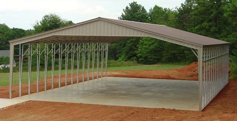 40x40 Metal Building Metal Carport Kits, Prefab Metal Buildings, Carport Prices, Custom Metal Buildings, Wooden Carports, Metal Shop Building, Carport Kits, Metal Building Kits, Steel Carports