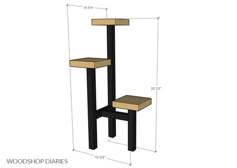 Diy Tiered Plant Stand, Tiered Plant Stand Indoor, Tiered Plant Stand, Wood Curtain, Modern Plant Stand, Wooden Plant Stands, Christmas Float, Wood Plant Stand, Diy Plant Stand