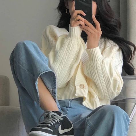 40s Mode, Korean Girl Fashion, Rory Gilmore, 가을 패션, Korean Outfits, Mode Inspiration, Teen Fashion Outfits, Looks Vintage, Cute Casual Outfits