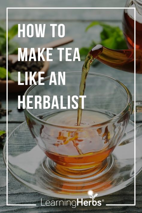 Herbalist Recipes, Herbal Tea Recipes Homemade, Tea Recipes Homemade, Herb Benefits, Bedtime Tea, Herbal Tea Recipes, Herbal Education, Teas Recipes, Preserving Herbs