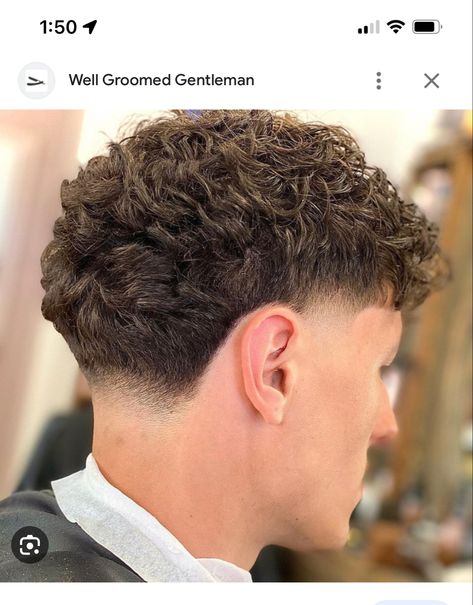 Best Fades For Curly Hair Men, Curls With Taper Fade, Tapper Fade Men Curly Long Hair, Curly Top Taper Fade, High Tapper Hair Men, Low Mid Fade Curly Hair, Fohawk Haircut Fade Curly, Blowout Fade Curly Hair, Perm With Taper Fade