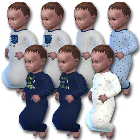 Infant Hedgehog Pajamas - The Sims 4 Create a Sim - CurseForge Sims4 Cc Newborn Clothes, Sims Infant, Sims 4 Onesie, Sims 4 Infant Pillow Cas, Infant Onesies Sims 4, Sleep Gown, Infant Pajamas, Kerbal Space Program, Sims Baby