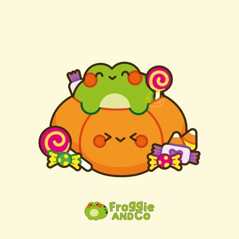 Hello Froggieees 🐸 It's only September, but Froggie and I are already deep in the Halloween spirit! 🎃👻 Can you blame us with all this candy around? 🍬🐸 Who else is feeling spooky a little early this year? 😏 Let’s settle this: What’s your go-to Halloween treat? 🍬 Mine is chocolate heh🍫✨  #doodle #frog #cutedoodles #frogstickers #frogdoodle #smallbusinessowner #illustration #cute #stickers #halloween #halloweendoodles #candies #pumpkin #pumpkindoodle Halloween Candy Drawing, Doodle Frog, Frog Queen, Pumpkin Doodle, Halloween Frog, Candy Drawing, Stickers Halloween, Frog Drawing, Illustration Cute