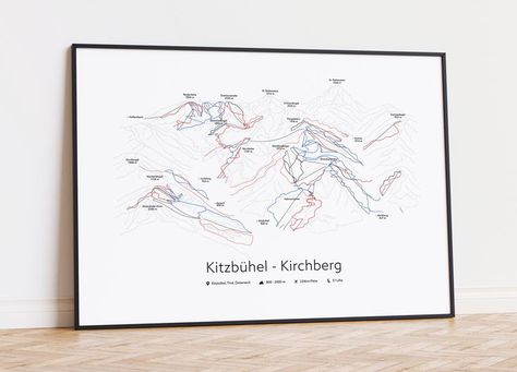 Der original Pistenplan von Kitzbühel - Kirchberg künstlerisch auf das wesentliche reduziert. Perfekt asl Geschenk für Skifahrer Ski Resort, Png Format, Marketing And Advertising, World Map, Etsy App, Selling On Etsy, Skiing, Sell On Etsy, Unique Gifts