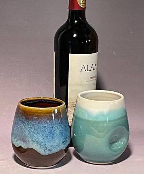 Pottery Wine Tumblers, Pottery Measuring Cups, Pottery Wine Glasses, Pottery Wine Cups, Beginner Pottery, Pottery Workshop, Wheel Thrown Pottery, Ceramics Ideas, Functional Pottery