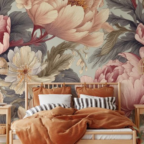 With large scale florals and botanical prints predicted to be one of the big wallpaper trends in 2025, we’re sure that our beautiful Boho Floral Mural will keep you on trend. Boasting large scale blooms in a colour palette to inspire, this will totally transform your space in to a place that you’ll never want to leave. 😍 #muralwallpaper #peelandstickwallpaper #renterfriendly #trendingwallpaper #homeinspo #homedecor #homesweethome #homedecoration #homedesign #interiordesign #interior #diyhome... Big Wallpaper, Floral Print Wallpaper, Floral Mural, Wallpaper Trends, Print Trends, Renter Friendly, Boho Floral, Botanical Prints, Peel And Stick Wallpaper