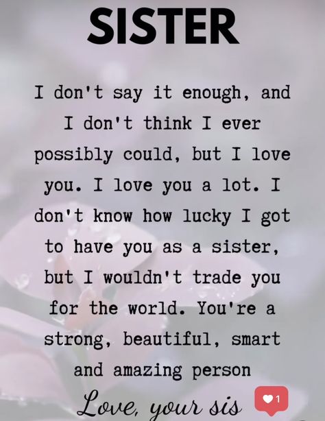 Thankful For My Sister Quotes, Letter To My Sister On Her Birthday, Sister Quotes Meaningful Deep, Poetry For Sister, Emotional Letter To Sister, Sister Quotes Short, Sister Quotes Meaningful Short, Quotes For Your Sister, Sister Quotes Meaningful