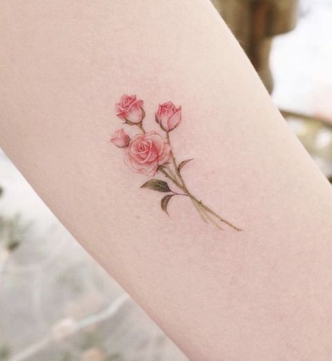 Delicate Roses Tattoo, Tiny Roses Tattoo, Orange Roses Tattoo, Small Pink Rose Tattoo, Micro Realism Flower Tattoo, Rose Tattoo Minimalist, Mini Rose Tattoo, Pink Roses Tattoo, Small Rose Tattoo On Wrist