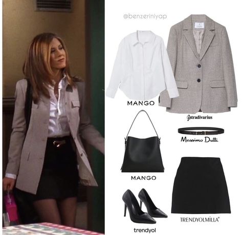 Business Attire For Women Professional, Professional Dress Code Women, Rachel Green Classy Outfits, 90s Business Chic, Bombshell Outfit Casual, Pretty Office Outfits, Formal Lawyer Outfit, Women’s Blazer Outfit With Skirt, Work Outfits Skirt Professional