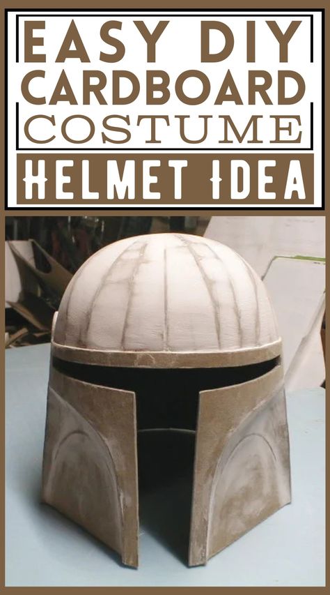 DIY Cardboard Costume Helmet Idea Helmet Template Free Printable, Cardboard Spaceship Diy, Cardboard Mask Template, Cosplay Cardboard, Cardboard Cosplay, Cardboard Spaceship, Foam Costume, Cardboard Costume, Cardboard Mask