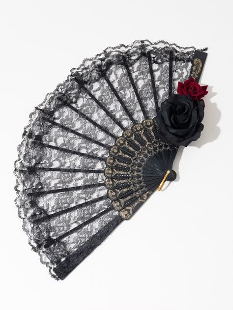 Satine Moulin Rouge, Nail Designs Bling, 1920s Accessories, Gothic Bride, Drawing Accessories, Gothic Corset, Hand Fans, Gothic Accessories, Lingerie Outfits