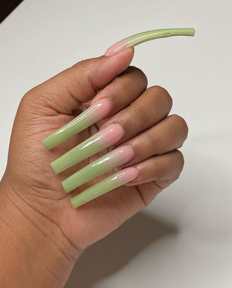 Green Ombre Nails, Nail Suggestions, Relationship Paragraphs, Acrylic Nail Designs Coffin, Mani Nails, Drip Nails, Long Acrylic Nails Coffin, Exotic Nails, Acrylic Nails Coffin Pink