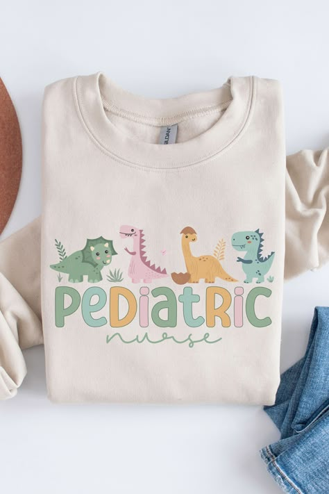 Cute Nursing Shirts, Peds Nurse Outfit, Peds Nurse Shirt, Pediatric Lpn, Pediatric Nurse Outfits, Picu Nurse Aesthetic, Pediatric Nurse Shirt, Peds Nurse Aesthetic, Pediatric Nursing Aesthetic