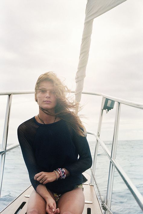 Day to Night Beach Beauty Essentials Fashion Editorial Nature, Cass Bird, Boat Girl, Daria Werbowy, First Day Of Summer, Fashion Photography Inspiration, Beach Beauty, Nautical Fashion, Summer Feeling