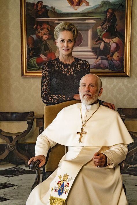 Sharon Stone, Marilyn Manson will guest star in HBO's <em>The New Pope</em> Ludivine Sagnier, Young Pope, New Pope, Heavenly Bodies, John Malkovich, Early Photos, The Pope, Jude Law, Sharon Stone