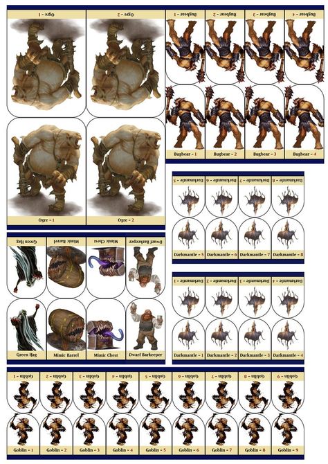 Dnd Papercraft, Dnd Printables, Printable Heroes, Paper Miniatures, Rpg Figures, Dnd Diy, Dnd Crafts, Dungeons And Dragons Figures, Dnd Mini