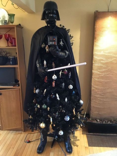 Starwars Christmas Tree, Dark Vader, Disney Stars, Disney Star Wars, Star Wars, Christmas Tree, Disney, Christmas