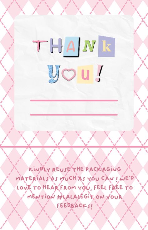 Thank You For Ordering Sticker, Kpop Thank You Sticker, Thank You Mail Sticker Kpop, Packet Package Template Kpop, Kpop Trading Thank You Note, Love Mail Template, Love Mail Sticker Kpop Template, Kpop Thank You Card, Kpop Business Card