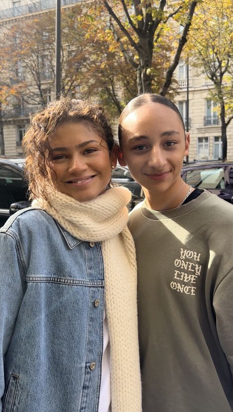 Zendaya In Paris, Zendaya With Fans, Zendaya Maree Stoermer Coleman, Zendaya Coleman, My Angel, A Paris, Celebrity Street Style, Words To Describe, So Grateful