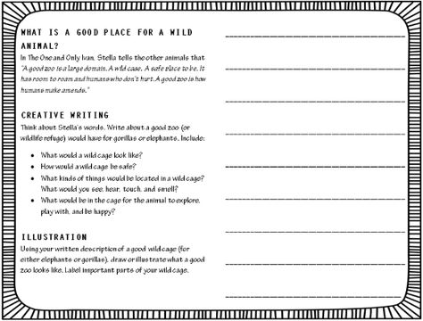 Original writing and illustration activities {FREEBIE PRINTABLES} for The One and Only Ivan by Katherine Applegate + additional resource links and videos of the real Ivan! Upper Elementary Writing, The One And Only Ivan, Katherine Applegate, Novel Activities, One And Only Ivan, Upper Elementary Reading, Read Aloud Activities, 6th Grade Reading, Homeschool Books