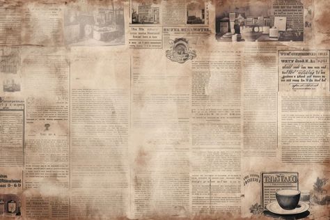 Coffee cafe newspaper backgrounds text | premium image by rawpixel.com / Boom Coffee Museum, Background Paper Texture, Newspaper Textures, Newspaper Background, Public Domain Art, Animation Wallpaper, Gcse Art Sketchbook, Vintage Paper Background, Coffee Images