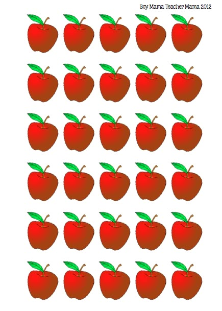 Math Template, Apple Picture, Apple Math, Diy Kids Games, Card Games For Kids, Summer Math, Math Graphic Organizers, Math Organization, Math Centers Middle School