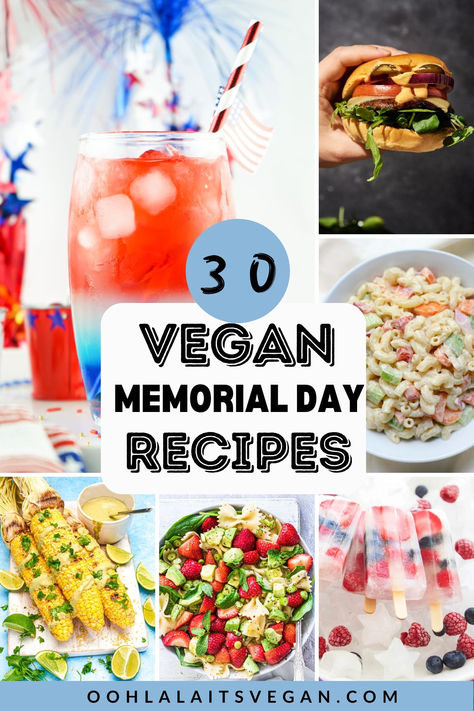 collage of vegan memorial day recipes Salads Vegan, Dinner Recipes Vegan, Memorial Day Recipes, Barbecue Ideas, Vegan Cocktails, Vegan Bbq Recipes, Healthy Vegan Dinner Recipes, Vegan Barbecue, Healthy Vegan Dinner