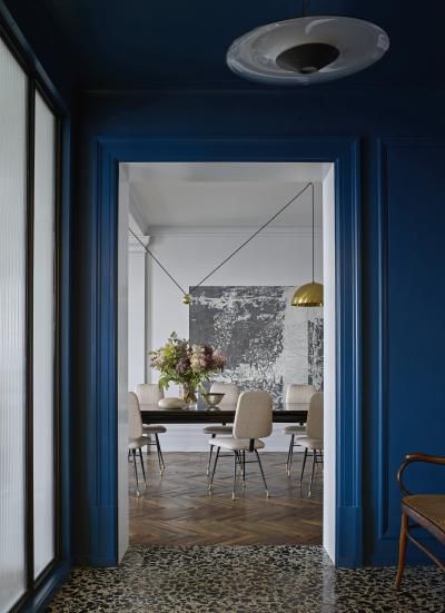 Steven Gambrel, Saarinen Table, Magical Room, Interior Design Portfolios, Central Park West, Travertine Coffee Table, Italian Sofa, French Oak, Apartment Inspiration