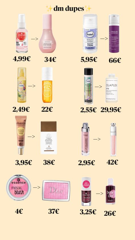 Dm Skincare Products, Dm Must Haves, Girly Routine, Clean Girl Skincare, Skincare Korean, Halloweenský Makeup, Skin Care Basics, Essence Makeup, Drugstore Skincare