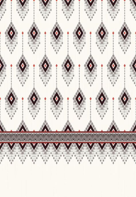 Vertical ikat geometric traditional style with beige tone color seamless pattern and line texture background. Use for fabric, textile, decoration elements. Fabric Textures Patterns, Digital Print Fabric Textiles, Geometric Fabric Patterns, Line Texture Pattern, Shirt Layout, Design Fabric Textiles, Background Texture Pattern, Geometric Print Pattern, Geometrical Motifs