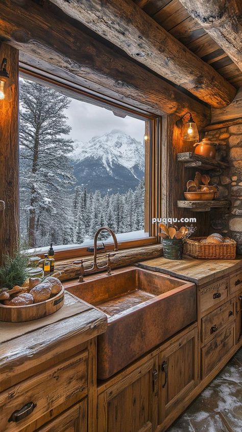 How to Decorate a Cabin on a Budget Without Sacrificing Style Chalet House Interior, Old Cabin Interior Makeover, Cabin Home Design, Rustic Cabin Interior Design, Cabin Life Aesthetic, Old Log Cabin Interior, Caddy 4motion, Cute Cabin Interior, Cabins In The Woods Interior