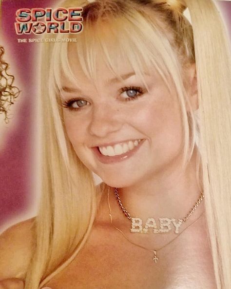 Baby Spice Makeup, Spice Girls Movie, Blonde Pigtails, Spice World, Emma Bunton, Baby Spice, Girl Movies, Avril Lavigne, Spice Girls