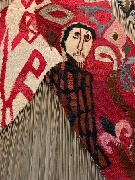 Frida Hansen is Not the Only Open-Warp Norwegian Tapestry Weaver – Robbie LaFleur Frida Hansen, Norwegian Tapestry, Small Weaving, Tapestry Loom, Weaving Inspiration, Warp And Weft, Kinds Of Fabric, Weaving Textiles, Scandinavian Art