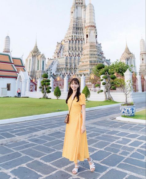 King The Land in Thailand Thailand Ootd Travel Outfits, Iu Dress, Thailand Outfit, Lim Yoona, King Outfit, Celebrity Casual Outfits, Im Yoona, Yoona Snsd, Vacay Outfits