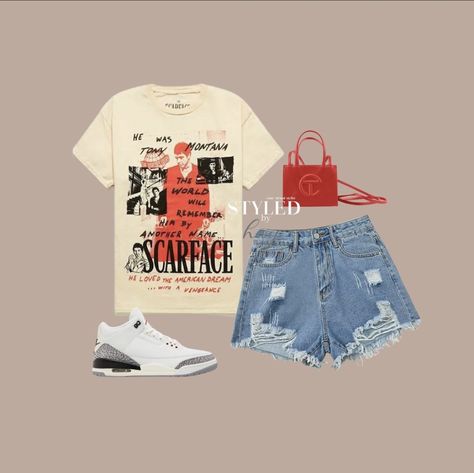 Jordan 3 White Cement Outfit Women, Jordan 3 Outfit Ideas, Cement 3s Outfit Women, Jordan 3s Outfit Women, 3s Outfit, Cement 3s, Summer Birthday Outfits, 4s Outfit, Jordan 3s