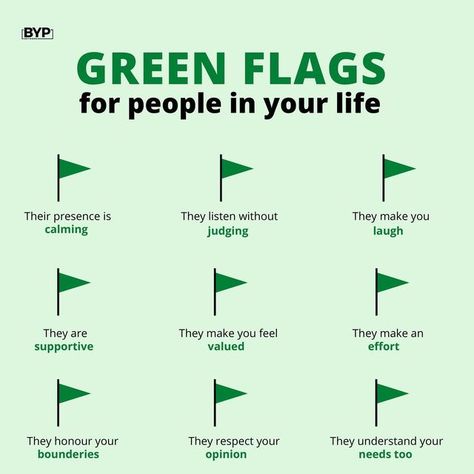 Green Flags In A Girl, Green Flags In Men, Green And Red Flags, American Girl Doll Food, Love Me Back, Green Flags, I Am The Best, Podcast Ideas, Red Meaning