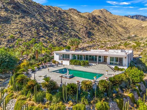 A glamorous Mid-Century Modern abode in California’s Palm Springs that was the desert escape for Hollywood starlets Zsa Zsa, Magda and Eva Gabor has just found a buyer.   As of Wednesday, the storied three-bedroom home, which has been on and off the market since last year, most recently asking $2.6 million, was pending sale. The buyer and the sale price will not be public record until the deal closes. Gabor Sisters, Mid Century Modern Palm Springs, Palm Springs Homes, Palm Springs Mid Century Modern, Zsa Zsa Gabor, Palm Springs Home, Zsa Zsa, Modern Mansion, California Homes