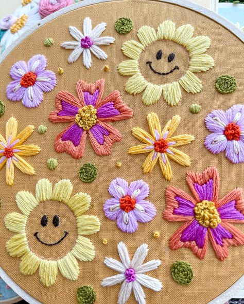 The vibes I’m aiming for this week 🫡🫶 happy Tuesday!! Basically almost Friday if you don’t think too hard about it! 🌼 Pattern is Groovy Florals, available in my shop! Almost Friday, Hand Embroidery Art, Happy Tuesday, Embroidery Art, Clay Crafts, Hand Embroidery, I Shop, Embroidery, Floral