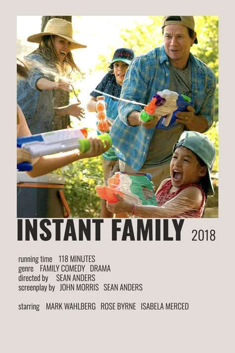 Family Polaroid, Family Movie Poster, Polaroid Movie Poster, Romcom Movies, Instant Family, Minimalist Movie Poster, Movie Poster Wall, Family Poster, Mark Wahlberg