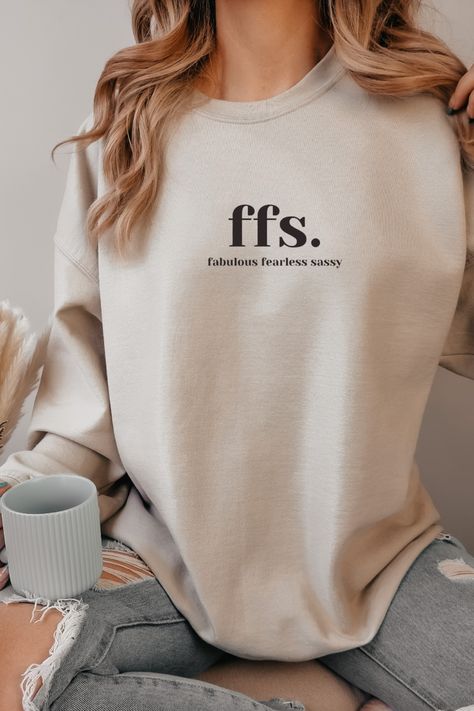 A cheeky play on words for those who see the lighter side to life. A unisex sweater/jumper ideal as a quirky gift for family or friends or for a serial ffs. offender. Play On Words, Book Clothes, Unisex Gift, Unisex Sweater, Sweater Jumper, Quirky Gifts, Unisex Gifts, Jumper Sweater, Gift For Family